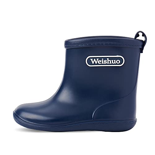 Hailimayo Toddler Rain Boots Girls Boys Waterproof Lightweight Pvc Wellington Boots With Easy-On #TOP6