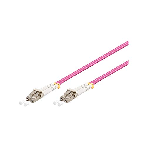 goobay Câble à Fibres Optiques, Multimode (OM4), Violett, 2 m Longueur - 95935