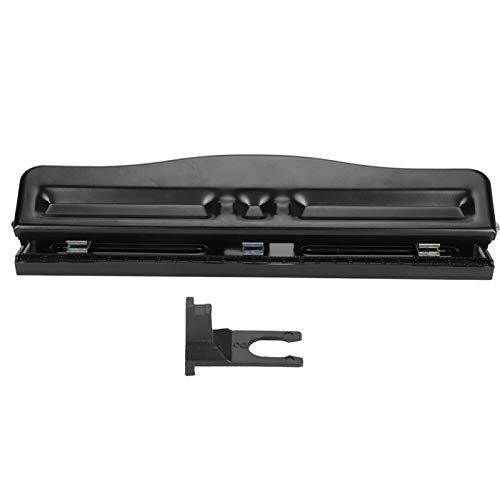 Punzón de papel de 3 agujeros perforador ajustable cortador de papel de baja fuerza perforador manual capacidad de 10 hojas perforador de escritorio portátil