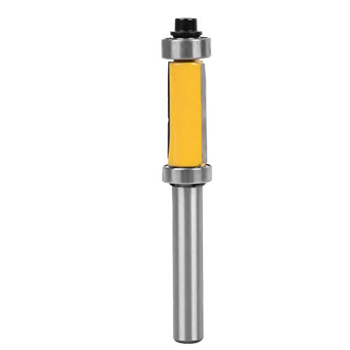 8mm Shank Pattern Flush Trim Router Bit with Double Bearing for Woodworking Milling Cutter