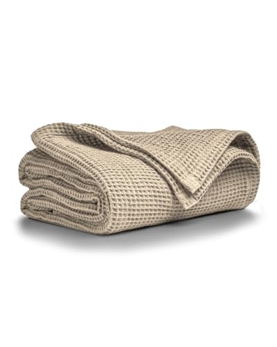 Image of Sleep Scientist Waffle Layer Blanket Cotton Waffle | Breathable Textured | Soft Lightweight Bed | All Season Cotton