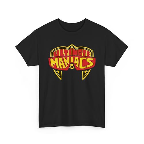 Ultimate Warrior Macho Man Tshirt Ultimate Maniacs Pro Wrestling Vintage 90s T-Shirt Tee Shirt for Man Woman Black