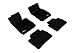 3D MAXpider - L1BM03701509 All-Weather Floor Mats for BMW 3 Series Sedan SDrive (F30) 2012-2018 Custom Fit Car Floor Liners, Kagu Series (1st & 2nd Row, Black)