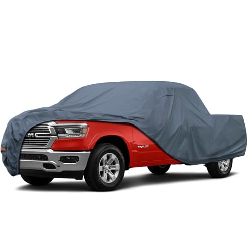 Image of GUNHYI 16 Layers Truck Cover Waterproof All Weater - See Vehicle Size Chart - Heavy Duty Outdoor Truck Pickup Cover for RAM 1500 2500 3500, Toyota Tundra, Nissan Titan. Length up to 239 inch.