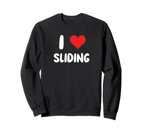Ich Liebe Rutschen, Spielplatzgeräte, Park, Fun Slides, Baseball Sweatshirt