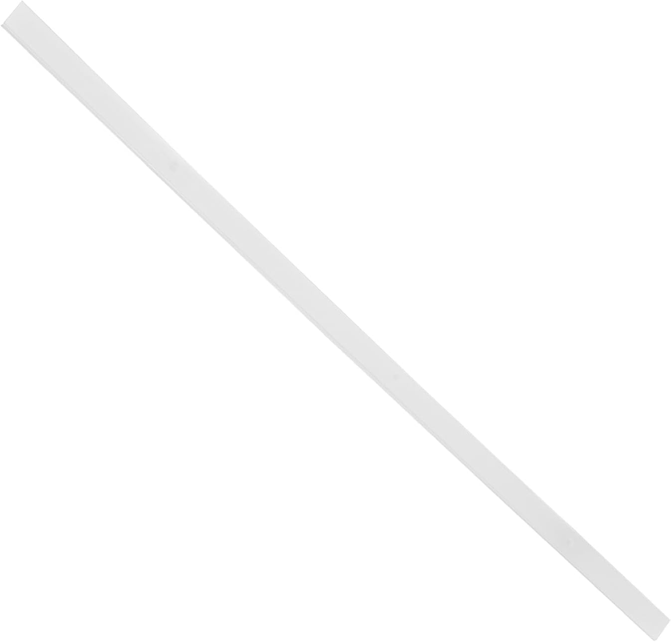 Shelf Label Strips 48" 50 Pack Self Adhesive 1.25”H Price Tag Holder Clear