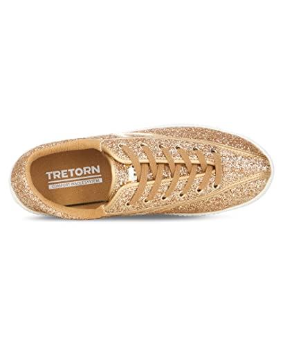 TRETORN Women's Nylite Sparkle Glitter Canvas Sneakers4