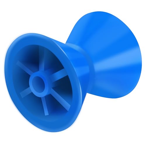 JFATXTT 3" Boat Trailer Roller Installation Aperture 1/2" Bow Stop for Boat Trailers Blue Bow Roller.