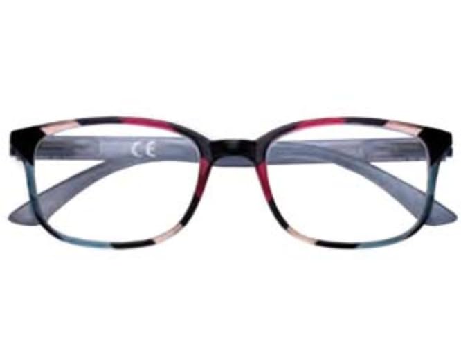 Zippo 31Z-B26-BLU300 Rectangular Power +3.00 Reading Glasses, 51 mm Size, Blue