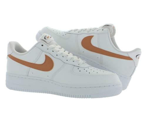 Nike Nike Air Force 1 '07 Womens Shoes Size 6, Color: Summit White/Amber Brown/Earth/Winter White