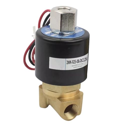 Vanne d'eau en laiton robuste 2WK électrovanne normalement ouverte durable DC24V - 7