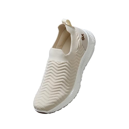 Image of Neeman's Flex Weave Slip On Shoes for Men | Breathable Knit Upper, Lightweight Cushioned Sole | Stretchy Slip-On Sneakers for All-Day Comfort,Shoe