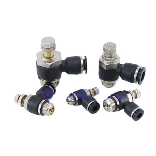 Vanne papillon pneumatique 4mm M5 résout fuite électrovanne