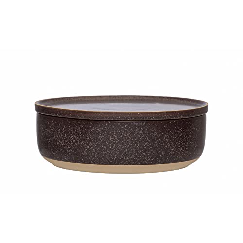 Bloomingville Stoneware Lid, Reactive Glaze Bowl, 8" L X 8" W X 3" H, Purple #TOP9
