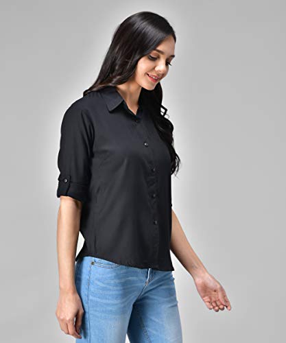 Image of FUNDAY FASHION Women's Rayon Blend Regular Fit Long Sleeve All Purpose Shirt