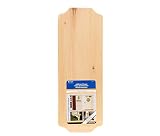 Hillman 844113 Stainable Address Plaque with Space for up to 6 Nail On Numbers or Letters Measuring