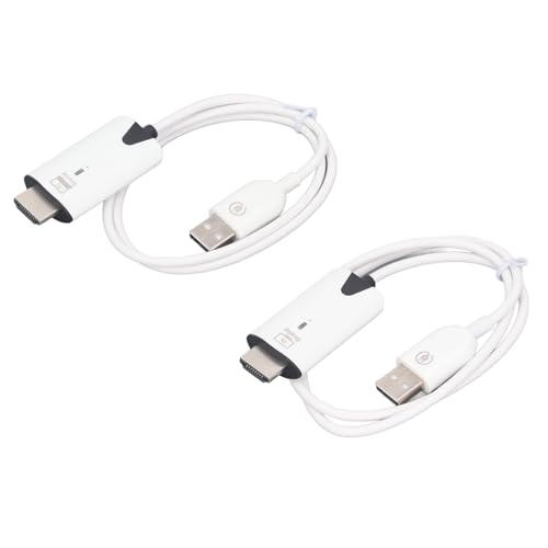 Trasmettitore e Ricevitore HDMI Wireless, Extender HDMI Wireless HD 1080P a Lungo Raggio da 30 M/98,4 Piedi, Trasmissione in modalità Punto a Punto, Antenna Integrata, per