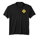 Tornado Warning Sign Funny Performance Polo Shirt
