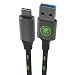 snakebyte Xbox CHARGE & DATA CABLE SX - câble USB 3.2 type C, câble de chargement et câble de données type C, chargeur Xbox Series X Controller, comp. avec PlayStation 5, Samsung, et plus, Xbox Design