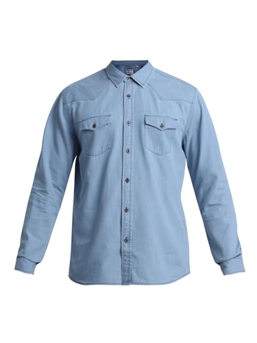 Image of Jack & Jones Men's Cotton Solid Regular Fit Shirt