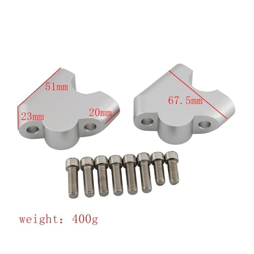 Support montage riser guidon S1000XR accessoires moto rehausse - 3