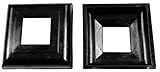 Höhe: 12mm SN Geländer Rosette Eckig Aussen:50x50mm Innen:20x20mm (10 Stück)