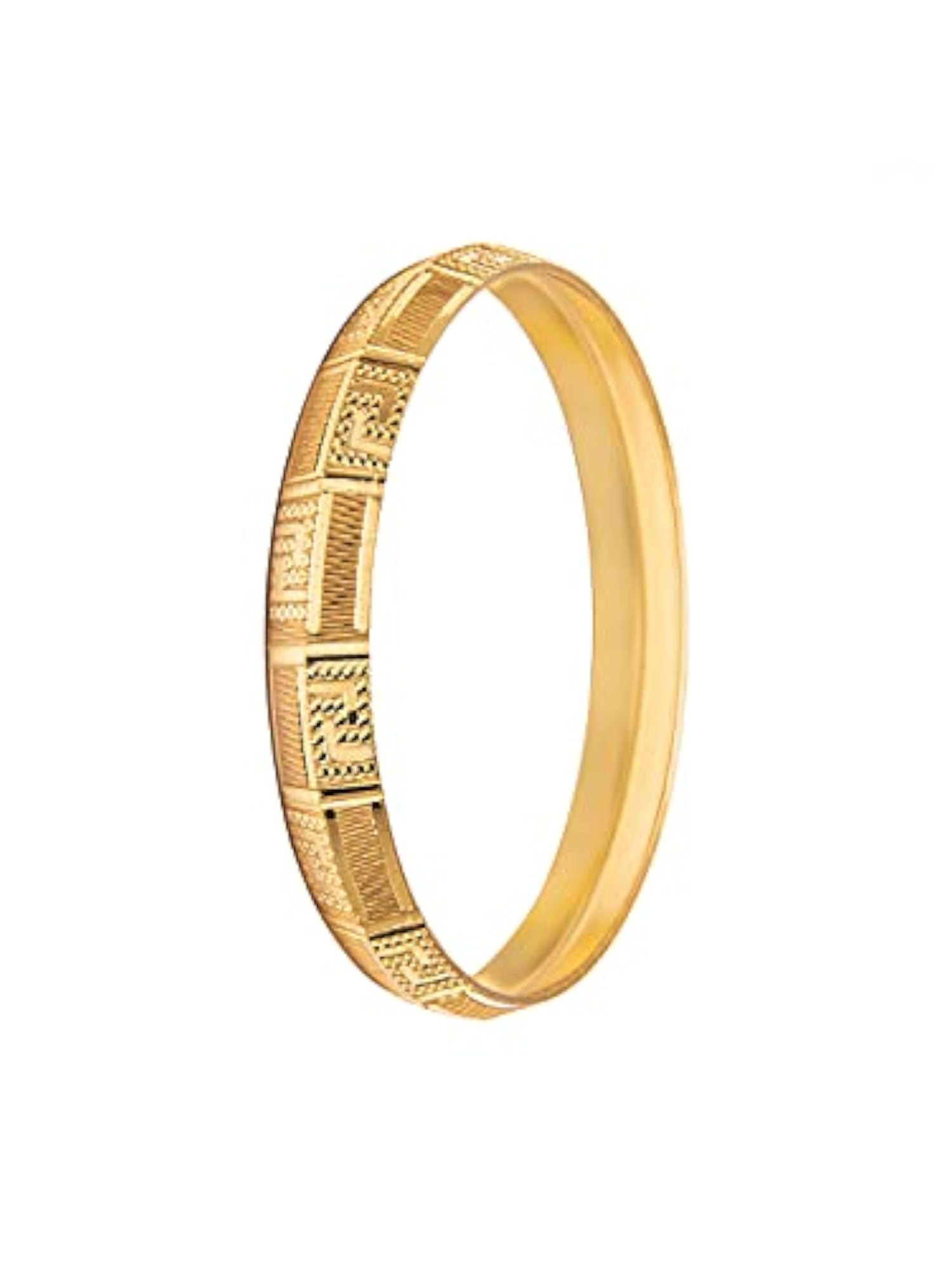 Men's Designer Stylish Gold Colour Amritsari Kada