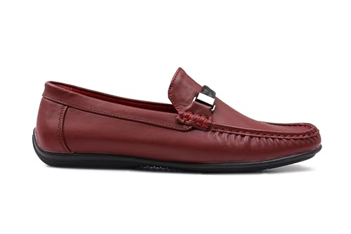 Mens Comfort Loafer, Lightweight Leather Slip on Shoes for Office, Casual Everyday Wear4