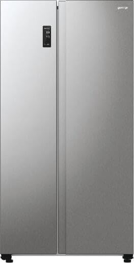 Gorenje NRR 9185 DAXL Side by Side - Frigorifero congelatore, EEK D, capacità totale di 550 litri, No Frost Plus, sistema di raffreddamento MultiFlow, ConvertActive, FastFreeze, display LED, acciaio