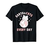 Photo Gallery giornata della terra e dei gatti ogni giorno women gats lover design earth day maglietta Photo Gallery giornata della terra e dei gatti ogni giorno women gats lover design earth day maglietta