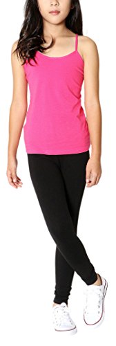 Image of ToBeInStyle Girls' Classic Knit Spaghetti Strap Cami