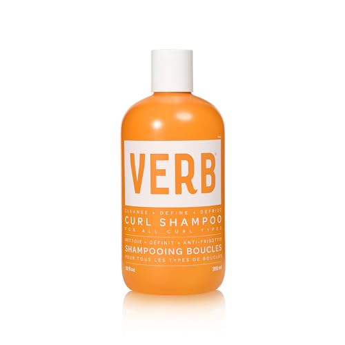 VERB Curl Shampoo 12 fl oz | Moisturizing Cleanser for Waves, Curls, Coils