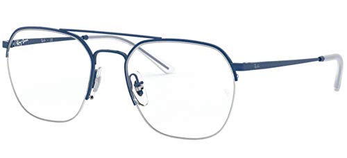 Image of Ray-Ban Unisex Clear Lens Square Frames - 0RX6444