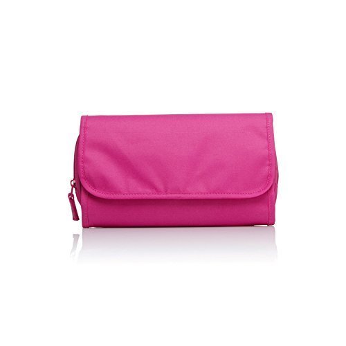 Ad Fresh Toiletry Bag - Organize Your Toiletries/Cosmetics | Foldable Polyester Wall Hanging Storage Bag Closet Organizer Pouch with Hanger Holder - Bathroom Organizer (Multi Color, 1 pcs)