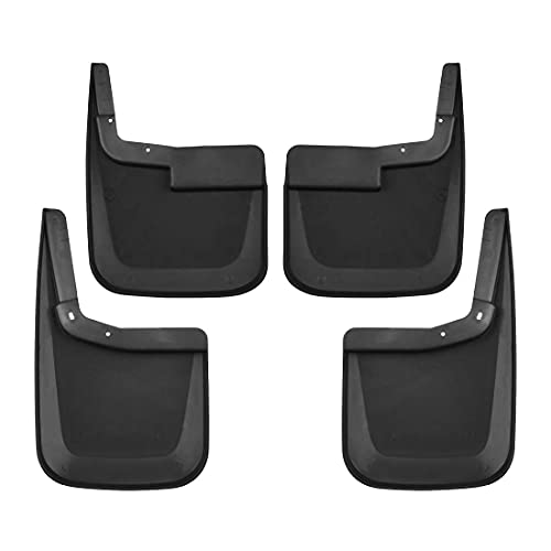 Image of Tecoom Mudflaps Compatible with Ford F150 2020-2015 Trucks, Without Wheel Lip Molding, Not for Raptor, Front and Rear Mud Flaps Guards Set 4Pcs