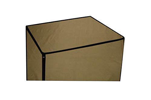 Image of Nitasha Outdoor and Indoor Washing Machine Cover for Bosch 8 Kg Front Loading Fully Automatic Washing Machine, Serie 6 WAJ2846SIN (Brown /Waterproof-dustproof)