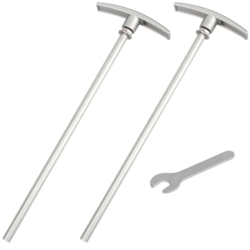 Image of (2 Pack) RV Waste Valve Extension Tube 9 inch -Reliable Solution for Easy Waste Management | TX9HPB RV Waste Valve Handle Replacement | Compatible with RV Sewer Hose Kit | Rod Tube Included