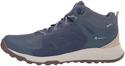 KEEN Women's Explore Mid Height Waterproof Hiking Boots, Vintage Indigo/Doeskin, 10.5 | Image 7