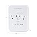 CyberPower CSP300WUR1 Professional Surge Protector, 600J/125V, 3 Outlets, 2 USB Charge Ports (2.1 Amps Shared) Wall Tap Plug