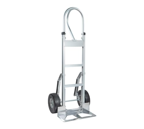 Mytee Products 600 lbs Aluminum Hand Truck Heavy Duty Dolly with P Handle & 10
