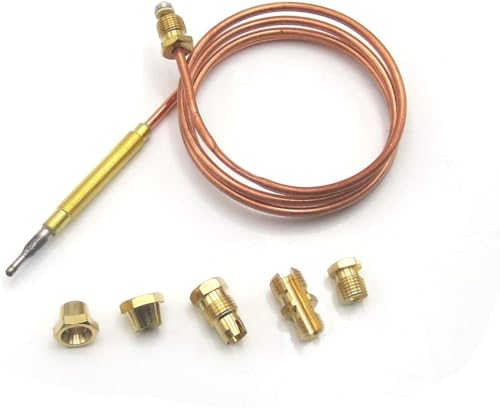 SPEEM | Termopar universal 600mm M8X1 | Controlador de termos de gas | Para medir y controlar la temperatura del agua | Dispositivo de llama, termocupla, sonda calor, termopar limitador