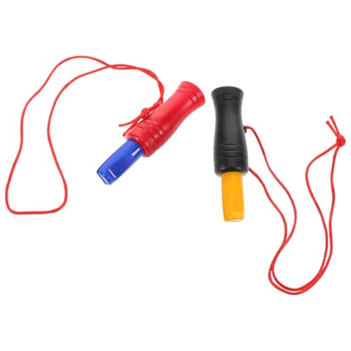 Zerodeko 2pcs Duck Hunting Whistle Plastic Duck Call for Outdoor Use