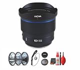 Laowa 10mm f/2.8 FF Autofocus Lens Sony E Mount Full Frame Ultra Wide Prime Zero-D Optics 130.4 Degree View for Photography (VE1028AFFE) + Lens Filter Kit + Cleaning Kit + Cap Keeper (5pc Bundle)