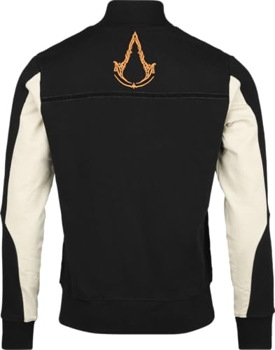 Sweat-shirt zippé Assassin's Creed Mirage avec capuche et coupe regular noire - 4