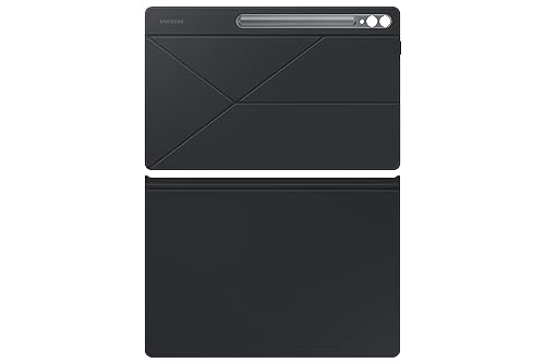 Image of Samsung Galaxy Tab S9 Ultra 36.99 cm (14.6 inch) Dynamic AMOLED 2X Display, RAM 12 GB, ROM 512 GB Expandable, S Pen in-Box, Wi-Fi Tablet, Beige with S9 Ultra Smart Book Cover, Black