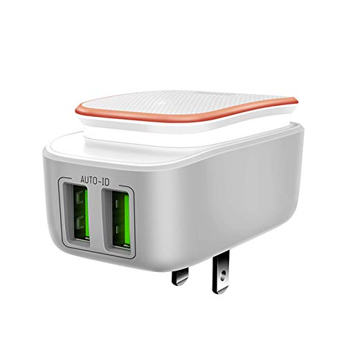 Image of Tessco (BC-207) USB Charger Plug, 2 Ports Multi Wall USB Charger