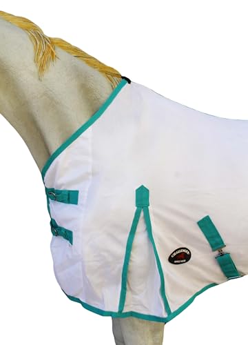 Image of Challenger Horse Airflow Mesh Summer Light Fly Sheet Teal 7333