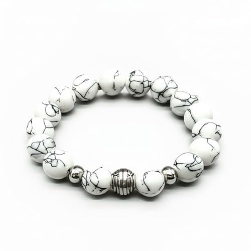 Image of THE MEN THING Natural Stone Bracelets - Adjustable Beaded Wristwear for Men & Boys (Multi-Design Collection)