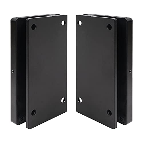 Soportes universales de pared para altavoces en salón o estudio pack de dos piezas negro