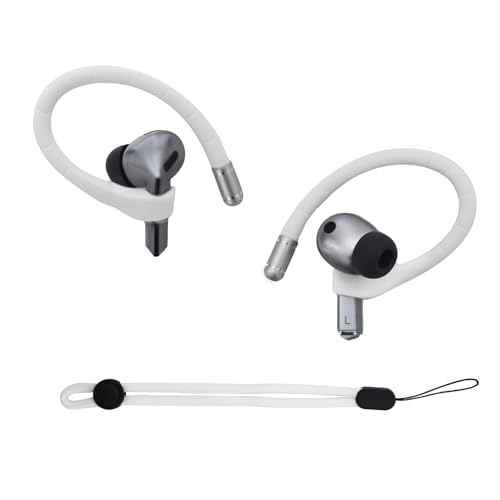 umvowuxa�C���[�t�b�NSamsung Galaxy Buds 3 Pro/Buds 3 ��p �`��L���`�^������ �C���[�t�b�N �����h�~ ���K�t�B�b�g �X�|�[�c�Ή� (�z���C�g)